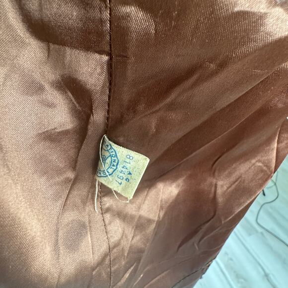 Vintage 1960s Youthmodes Petites Tan Suede Coat w Real Mink Collar, Union Made - Picture 7 of 16